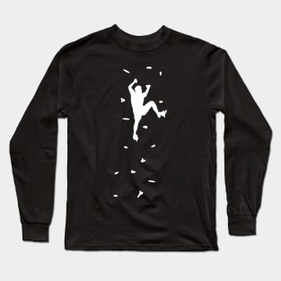 Climbing Wall Climber Climbing Gym Long Sleeve T-Shirt